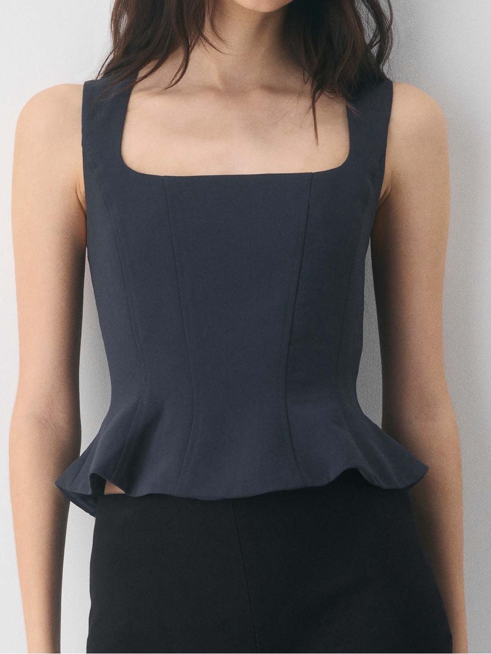 Aritzia, Rhodora Bustier, Navy, S
